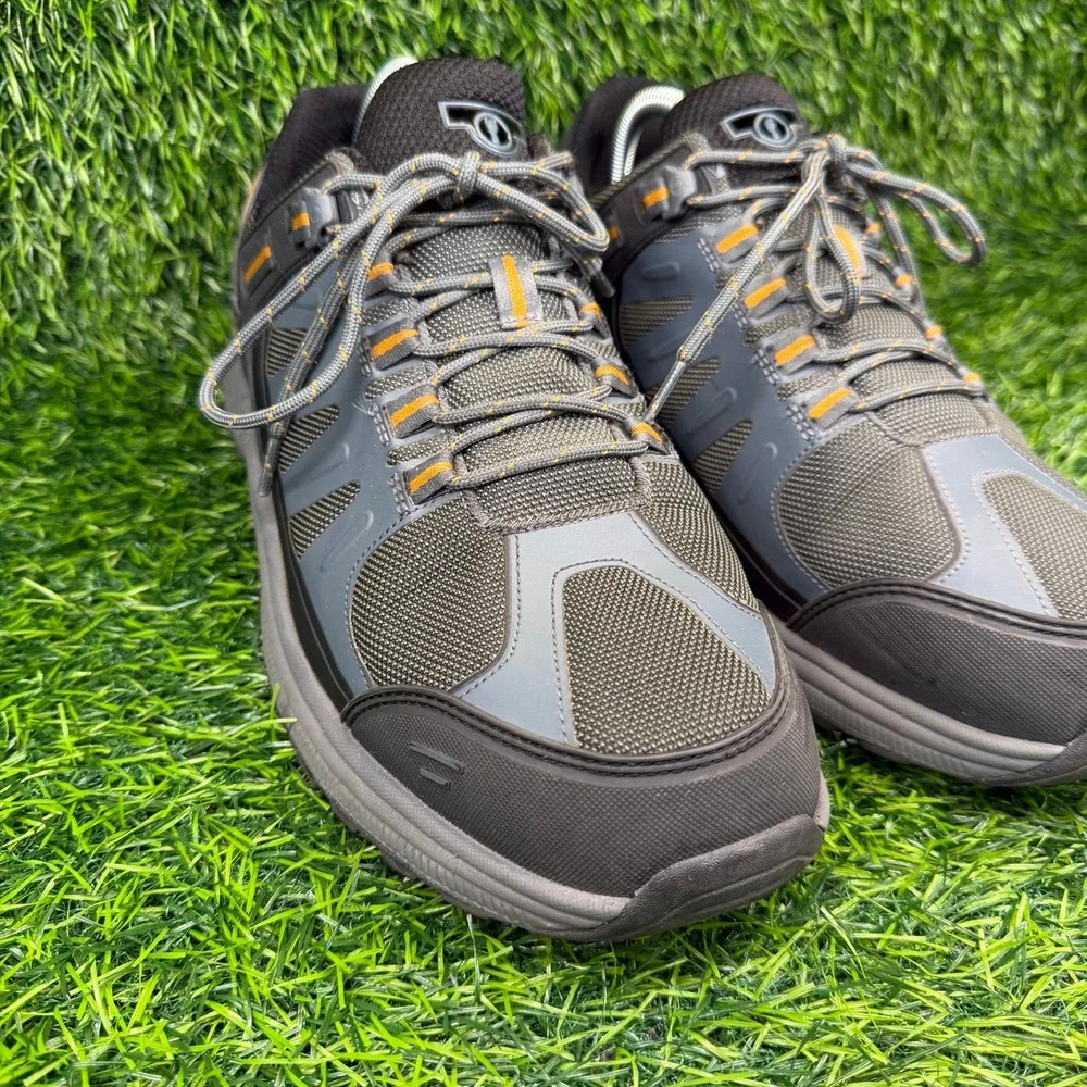 Orthofeet Hunter 647 Men 10.5 D Hiking Shoes Grey Black Waterproof Orthotic